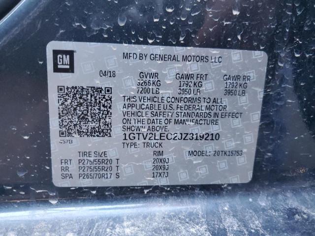 1GTV2LEC2JZ319210 GMC Sierra K1500