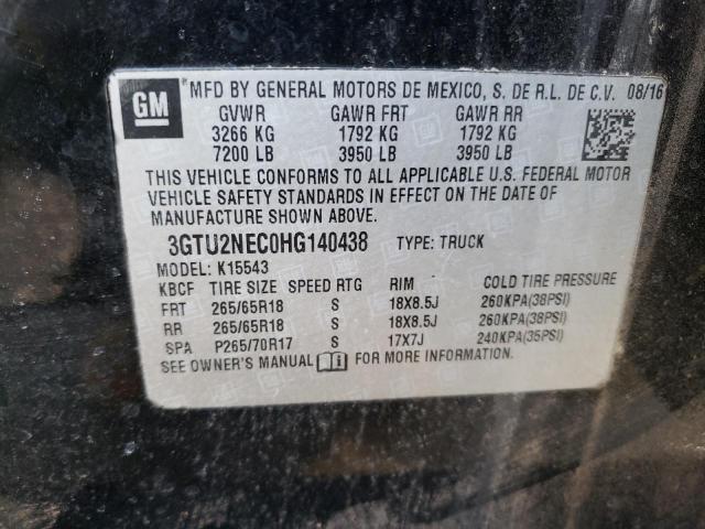 3GTU2NEC0HG140438 GMC Sierra K1500 Slt