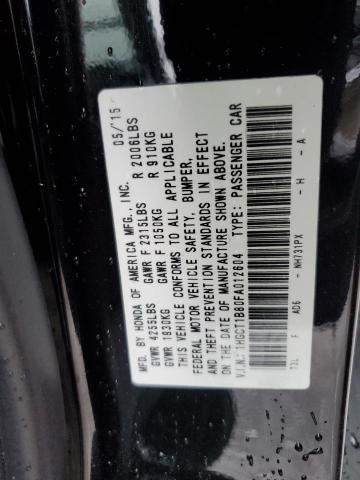 1HGCT1B80FA012604 Honda ACCORD EXL