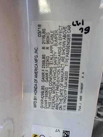 1HGCV1F15JA145200 Honda ACCORD LX