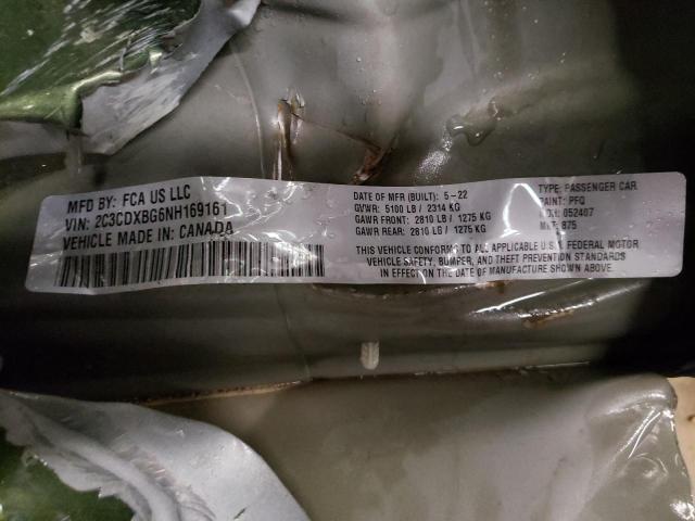 2C3CDXBG6NH169161 Dodge Charger Sxt