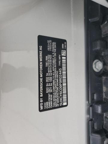 5UXCY6C09P9R02445 BMW X6 Xdrive40i