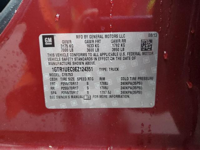 1GTR1UEC9EZ124351 GMC Sierra C1500 Sle