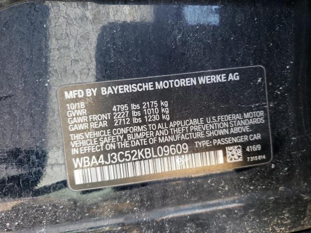 WBA4J3C52KBL09609 BMW 430xi Gran Coupe