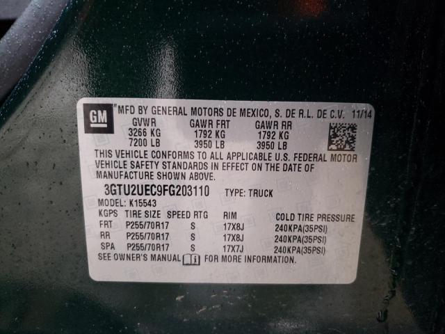 3GTU2UEC9FG203110 GMC Sierra K1500 Sle