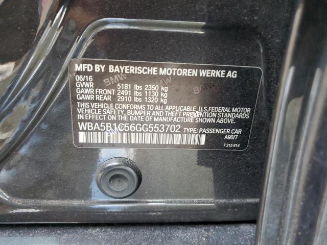 WBA5B1C56GG553702 BMW 535 I