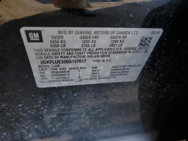 2GKFLUE39G6137617 GMC Terrain Slt