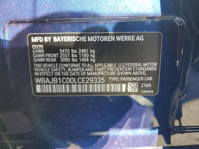 WBAJB1C00LCE29335 BMW 530XE
