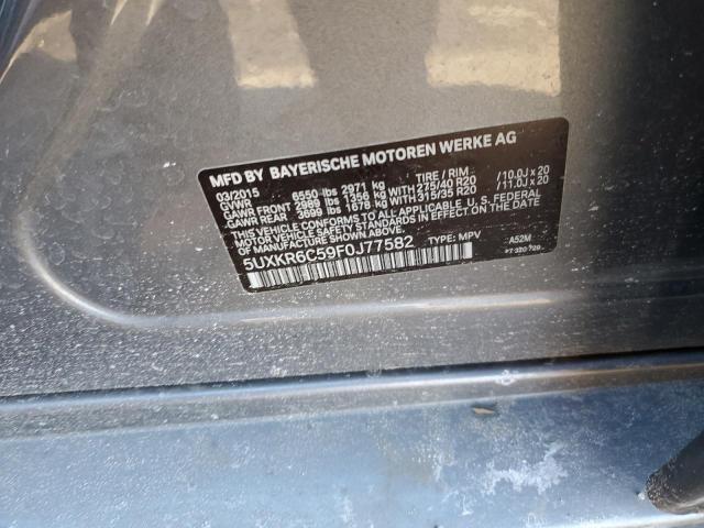 5UXKR6C59F0J77582 BMW X5 Xdrive50i