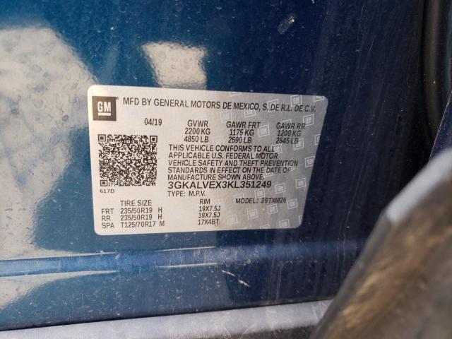 3GKALVEX3KL351249 GMC Terrain Slt