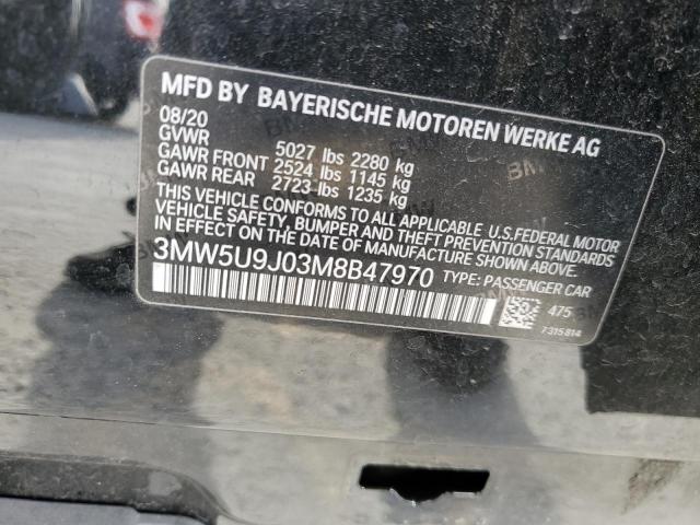 3MW5U9J03M8B47970 BMW M340XI
