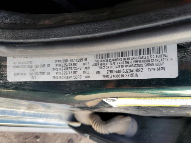 ZFBCFADH6JZ040892 Fiat 500L TREKKING