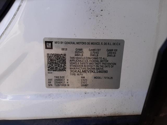 3GKALMEV7KL146090 GMC Terrain Sle