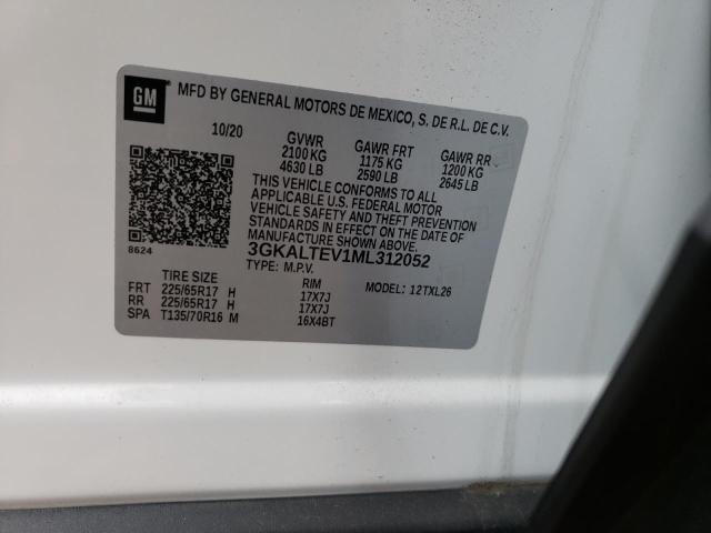 3GKALTEV1ML312052 GMC Terrain Sle