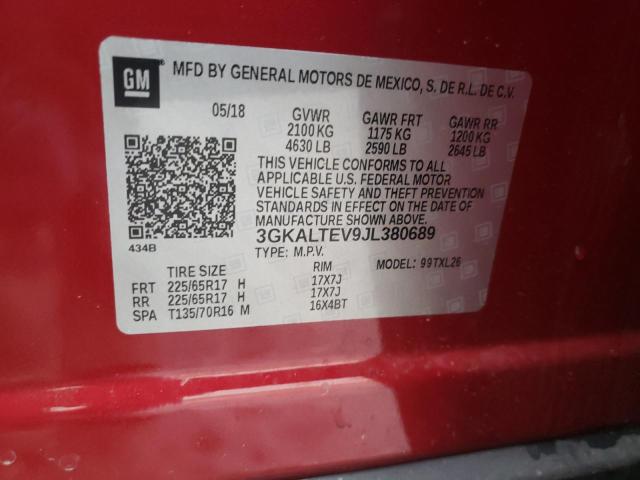 3GKALTEV9JL380689 GMC Terrain Sle