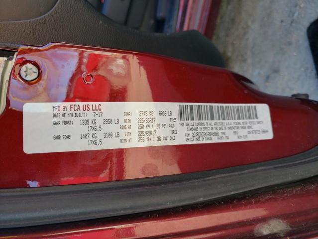 2C4RDGCGXHR845808 Dodge Grand Caravan Sxt