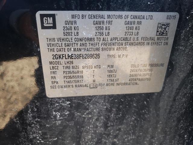 2GKFLRE38F6289626 GMC Terrain Sle