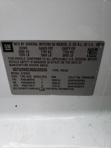 3GTU2NEC0GG335535 GMC Sierra K1500 Slt