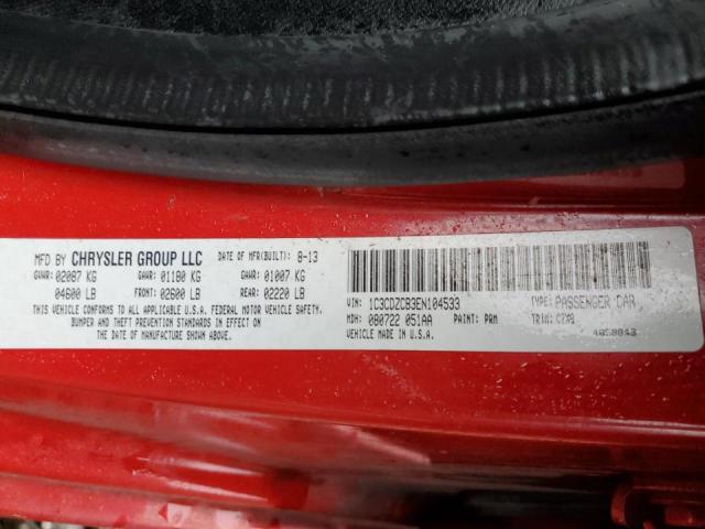 1C3CDZCB3EN104533 Dodge Avenger Sxt