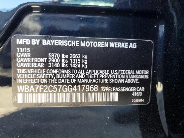 WBA7F2C57GG417968 BMW 750 Xi