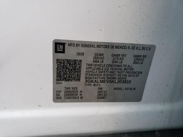 3GKALMEV5KL203810 GMC Terrain Sle