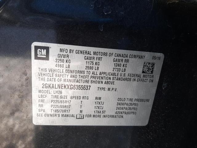 2GKALNEKXG6355637 GMC Terrain Sle