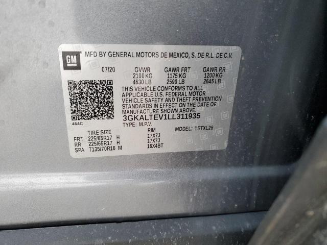 3GKALTEV1LL311935 GMC Terrain Sle