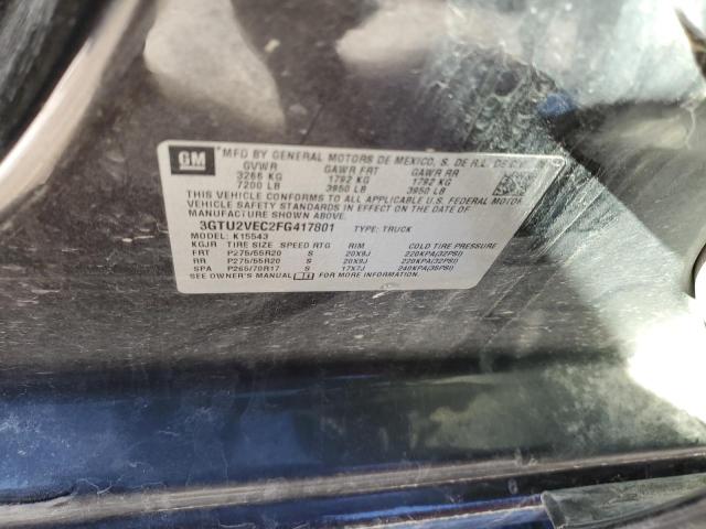 3GTU2VEC2FG417801 GMC Sierra K1500 Slt