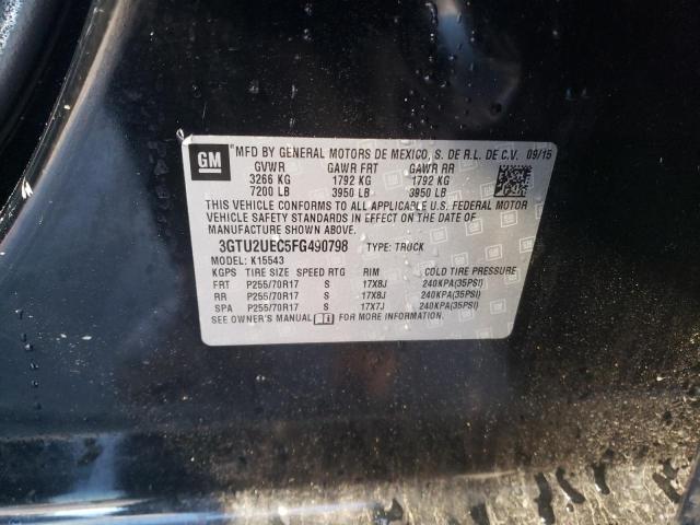 3GTU2UEC5FG490798 GMC Sierra K1500 Sle