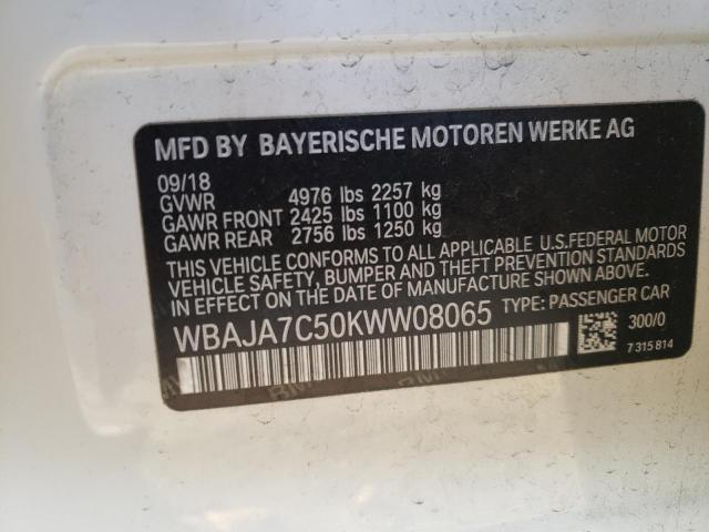 WBAJA7C50KWW08065 BMW 530 XI