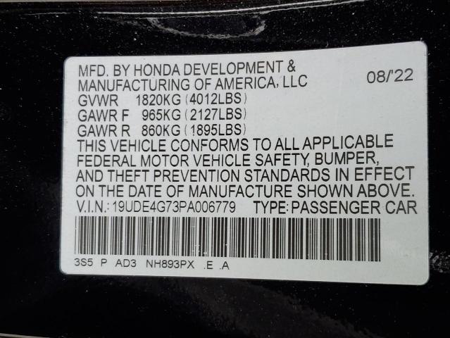 19UDE4G73PA006779 Acura Integra A-spec Tech