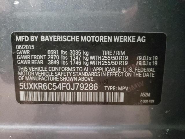 5UXKR6C54F0J79286 BMW X5 Xdrive50i