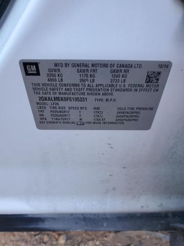 2GKALMEK6F6195331 GMC Terrain Sle