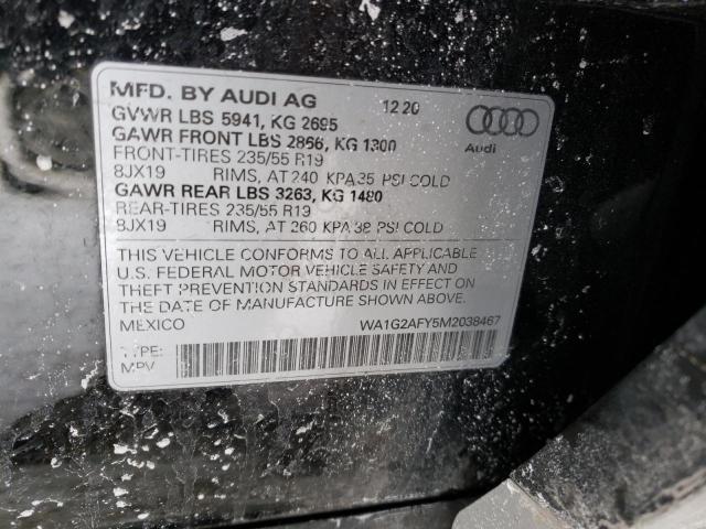 WA1G2AFY5M2038467 Audi Q5 E Premium