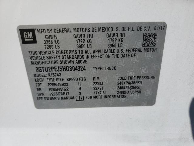 3GTU2PEJ5HG304924 GMC Sierra K1500 Denali