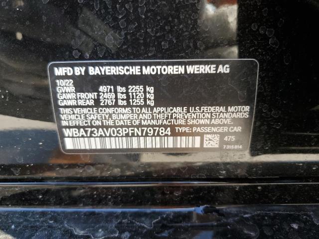WBA73AV03PFN79784 BMW 430xi Gran Coupe
