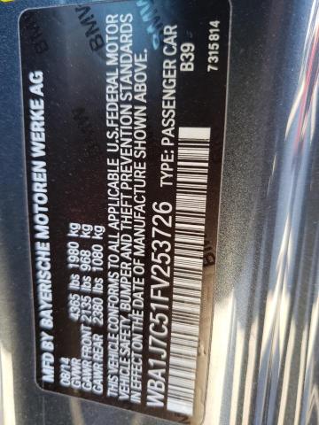 WBA1J7C51FV253726 BMW M235I