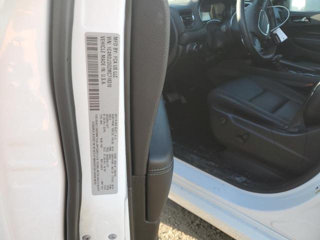 1C4RDJDG2MC718310 Dodge DURANGO GT