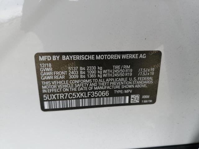 5UXTR7C5XKLF35066 BMW X3 Sdrive30i