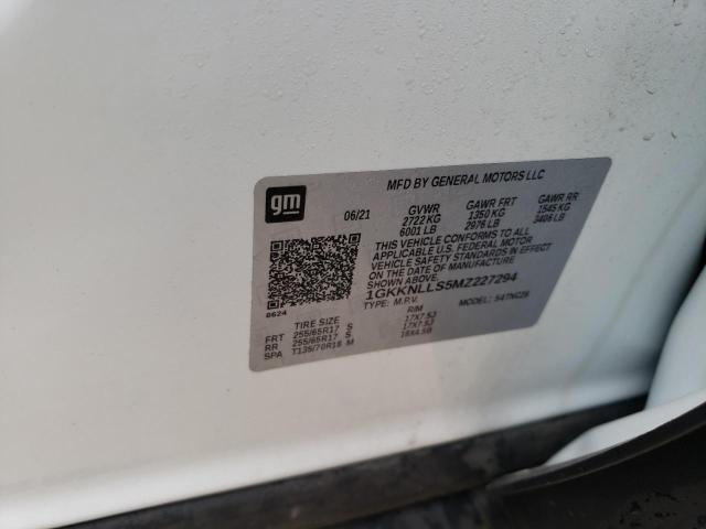 1GKKNLLS5MZ227294 GMC Acadia At4