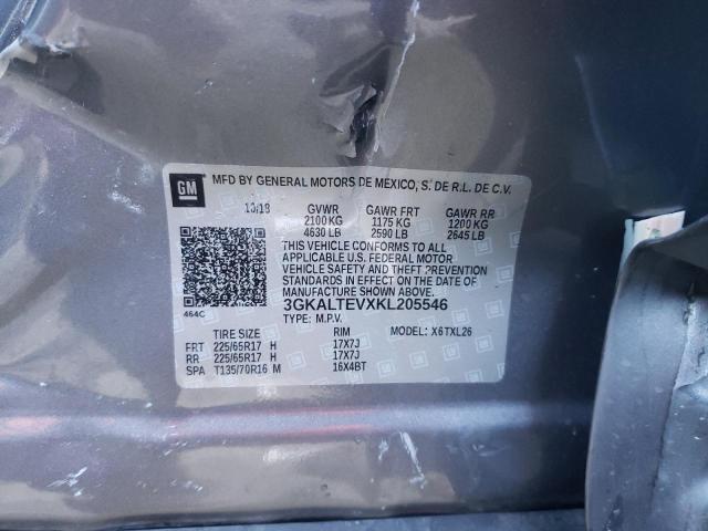 3GKALTEVXKL205546 GMC Terrain Sle