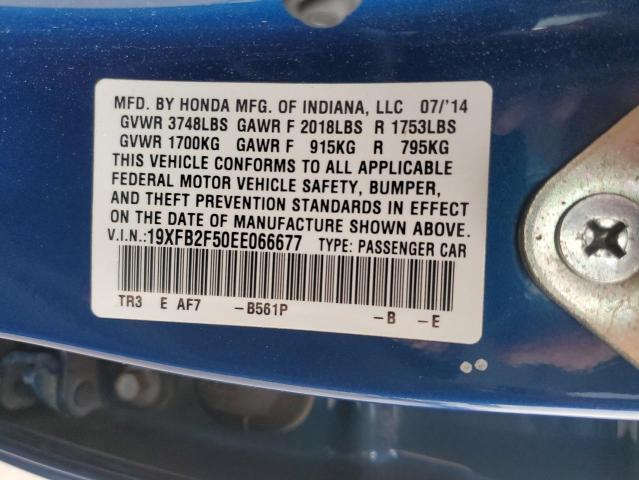 19XFB2F50EE066677 Honda Civic Lx