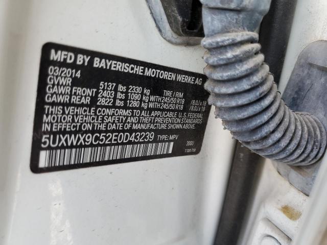 5UXWX9C52E0D43239 BMW X3 Xdrive28i