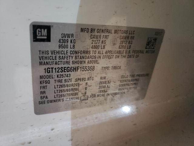 1GT12SEG6HF155368 GMC Sierra K2500 Sle