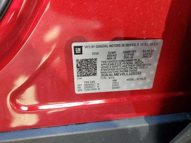 3GKALMEV8LL125153 GMC Terrain Sle