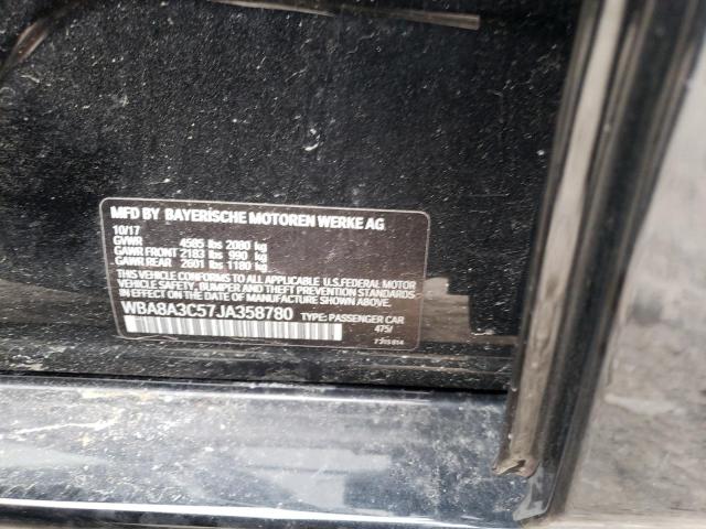 WBA8A3C57JA358780 BMW 320 XI