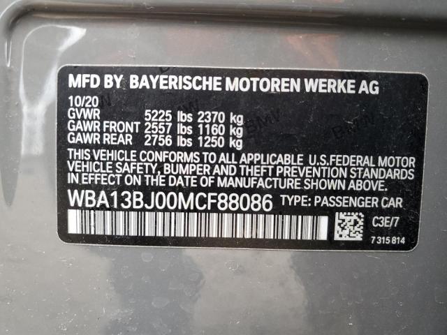 WBA13BJ00MCF88086 BMW 530 XI