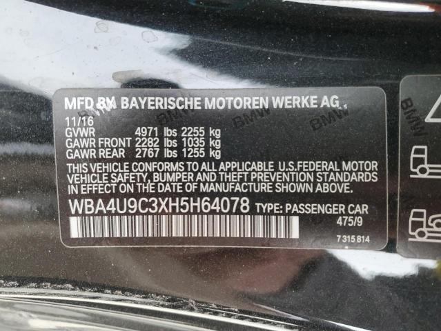 WBA4U9C3XH5H64078 BMW 430xi