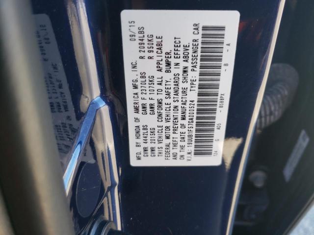19UUB1F57GA000524 Acura TLX TECH