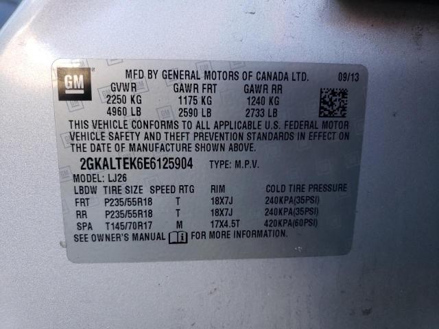 2GKALTEK6E6125904 GMC Terrain Slt